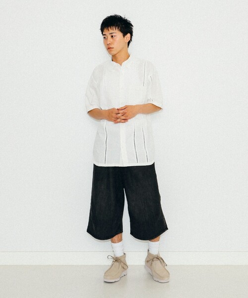 BEAMS（ビームス）の「BEAMS / レース クレイジー シャツ（シャツ/ブラウス・メンズ・ネイビー/ホワイト・L/M/XL/S）」の4枚目の写真