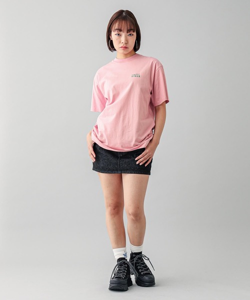X-girl（エックスガール）の「BIG BURGER S/S TEE（Tシャツ