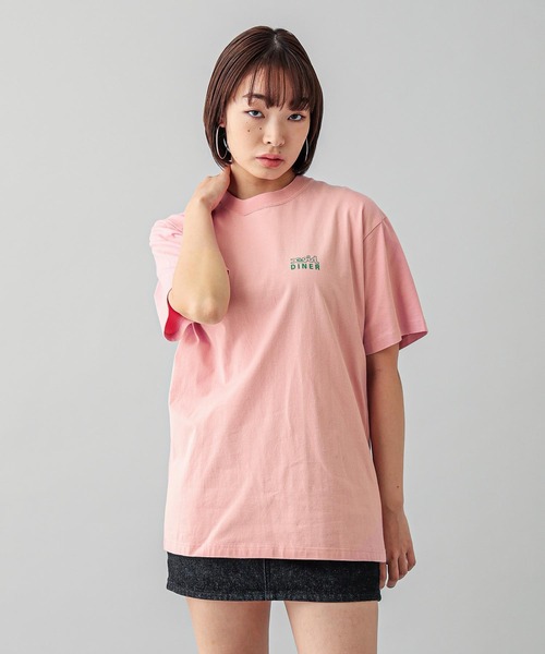 X-girl（エックスガール）の「BIG BURGER S/S TEE（Tシャツ