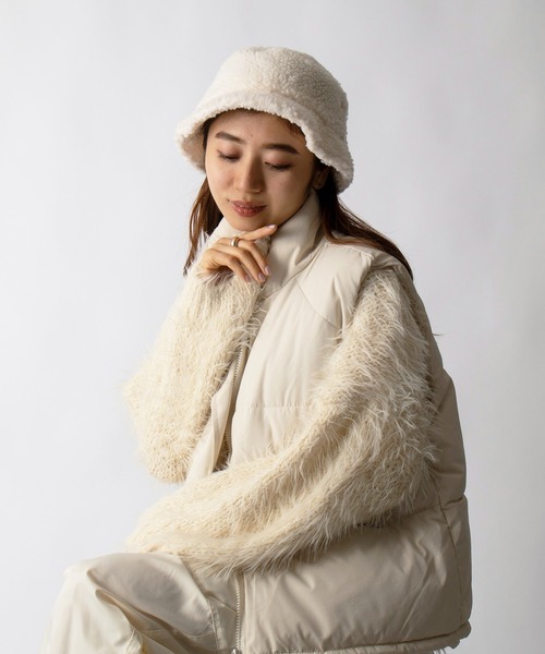 セール】【NEWHATTAN】ボアバケットハット NWHT-H2512 MURS（ハット