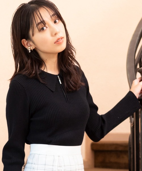 MISCH MASCH（ミッシュマッシュ）の「□2023秋冬新作□衿付きハーフ