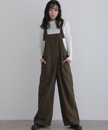 ベイカーワイドサロペットパンツ