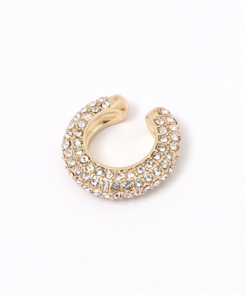 LAKOLE(ラコレ)の「キラキラビジューイヤーカフ(M) / 993539(イヤーカフ・レディース・ブラック/その他2・FREE)」の2枚目の写真