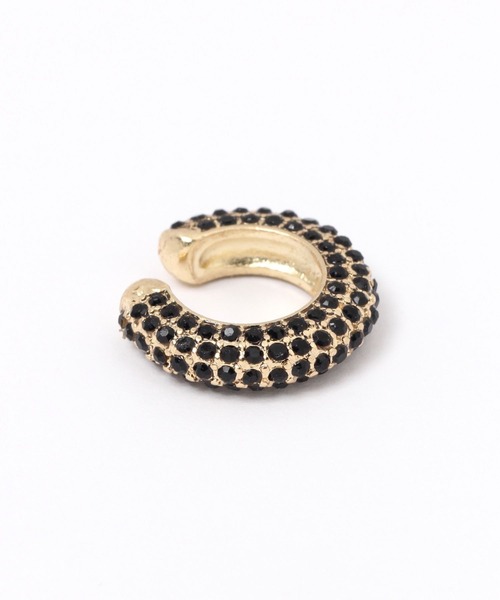 LAKOLE(ラコレ)の「キラキラビジューイヤーカフ(M) / 993539(イヤーカフ・レディース・ブラック/その他2・FREE)」の3枚目の写真