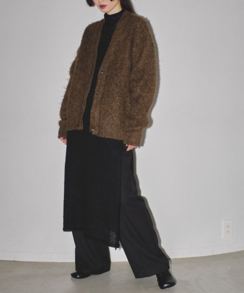 TODAYFUL（トゥデイフル）の「TODAYFUL Brashed Vneck Cardigan