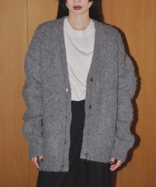 TODAYFUL（トゥデイフル）の「TODAYFUL Brashed Vneck Cardigan