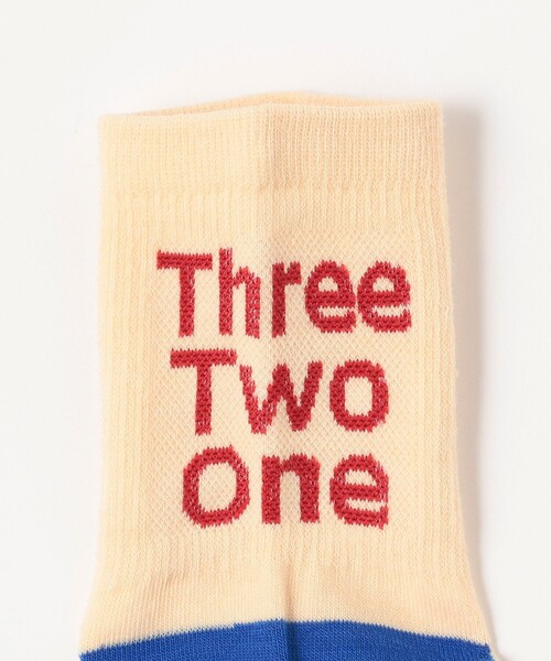B:MING by BEAMS（ビーミングバイビームス）の「B:MING by BEAMS / バックロゴ ソックス（13~21cm）（ソックス/靴下・キッズ・ホワイト/ライトブルー/ベージュ・M 16-18cm/S 13-15cm/L 19-21cm）」の8枚目の写真