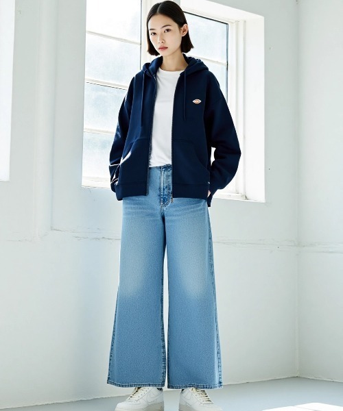 セール】Dickies/ディッキーズ 別注 オーバーサイズ 裏起毛 ミニ