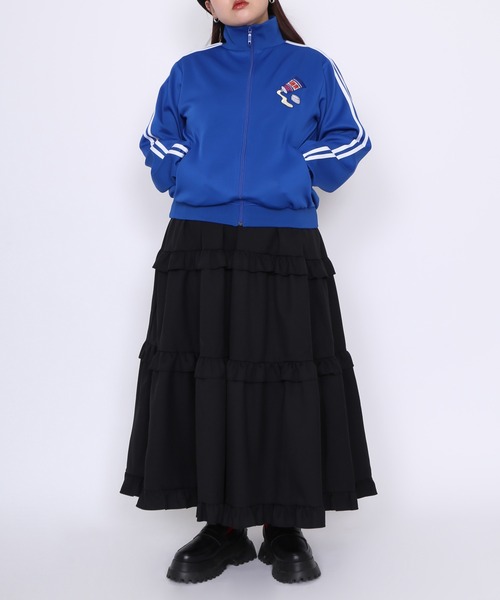 PUNYUS（プニュズ）の「フリルティアードロングスカート（スカート・レディース・ブラック・1/2/3/4）」の13枚目の写真