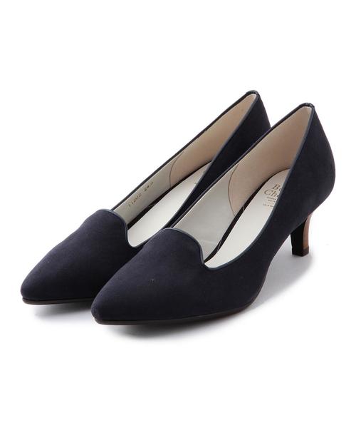 Boisson Chocolat（ボワソンショコラ）の「ボワソンショコラ/B BCポインテッドオペラパンプス55（パンプス・レディース・シルバー/ブラック/ネイビー・22cm/24.5cm/24cm/23cm/22.5cm/23.5cm）」の3枚目の写真