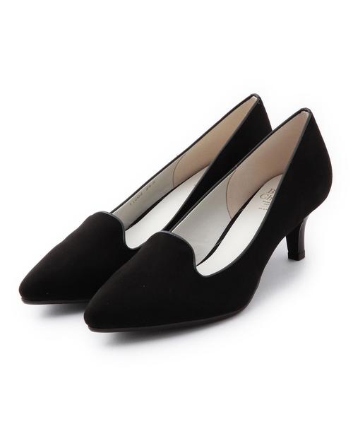 Boisson Chocolat（ボワソンショコラ）の「ボワソンショコラ/B BCポインテッドオペラパンプス55（パンプス・レディース・シルバー/ブラック/ネイビー・22cm/24.5cm/24cm/23cm/22.5cm/23.5cm）」の2枚目の写真