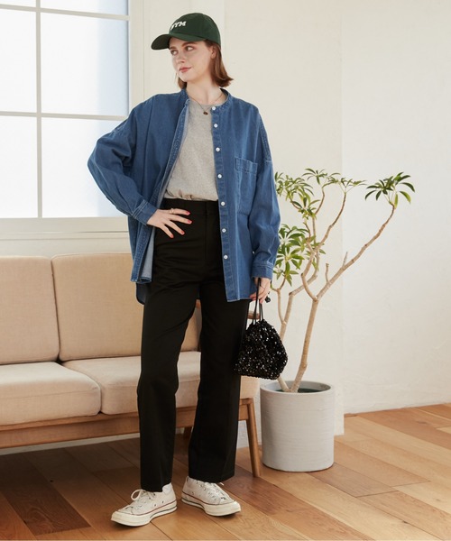 ANGIE（アンジー）の「NYM 刺繍ロゴキャップ（キャップ・レディース・グリーン/ブラック/アイボリー・FREE）」の6枚目の写真