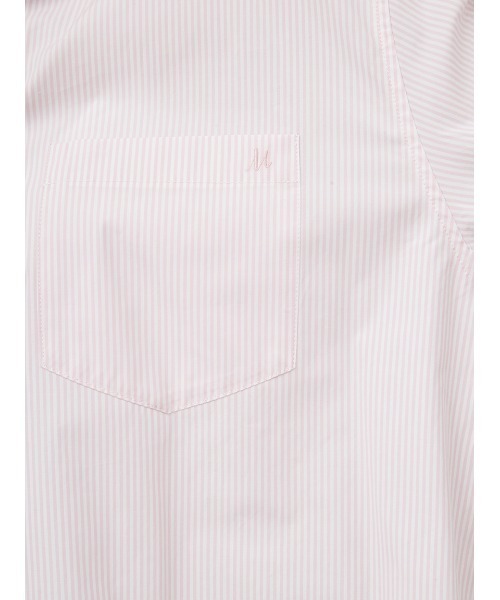 Mila Owen（ミラオーウェン）の「2サイズ袖スリット釦ダウンシャツ【手洗い可能】（シャツ/ブラウス・レディース・ライトブルー/ピンク/ホワイト/チャコールグレー・1/0）」の14枚目の写真