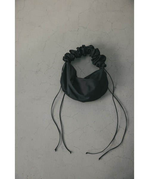 STYLEMIXER（スタイルミキサー）の「ナイロンギャザーバッグ（ショルダーバッグ・レディース・ホワイト/ブラック・FREE）」の17枚目の写真