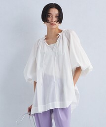 green label relaxing（グリーンレーベルリラクシング）の「［size SHORTあり］ボリュームスリーブ チュニック ブラウス（シャツ/ブラウス）」