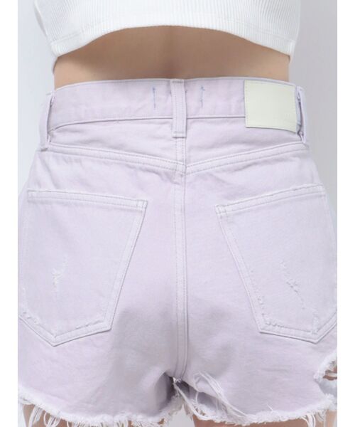 新品未使用courage⭐︎クラージュ　パンツ　デニム×裏毛 裏起毛ウエスト紐デニムワイドパンツ（デニムパンツ