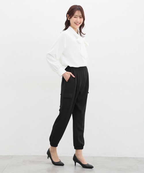 Honeys（ハニーズ）の「カーゴパンツ（カーゴパンツ・レディース・ライトカーキ/ブラック/グレイッシュベージュ・S/M/L/LL/3L）」の7枚目の写真