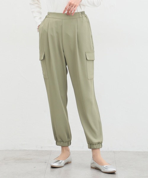 Honeys（ハニーズ）の「カーゴパンツ（カーゴパンツ・レディース・ライトカーキ/ブラック/グレイッシュベージュ・S/M/L/LL/3L）」の11枚目の写真