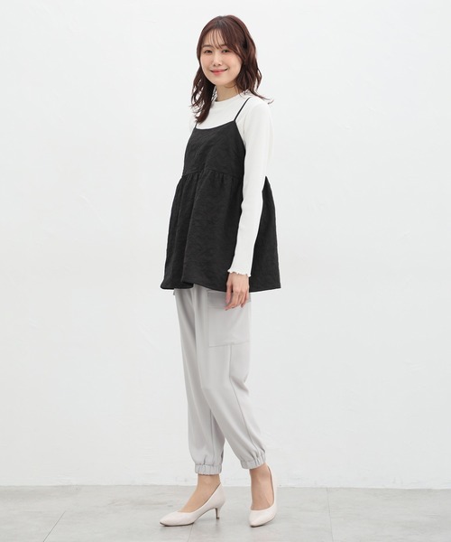 Honeys（ハニーズ）の「カーゴパンツ（カーゴパンツ・レディース・ライトカーキ/ブラック/グレイッシュベージュ・S/M/L/LL/3L）」の12枚目の写真