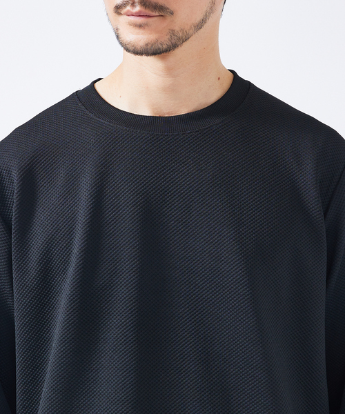 ABAHOUSE GRAY(アバハウスグレイ)の「【セットアップ対応】ハニカムメッシュ プルオーバー / スウェット(スウェット・メンズ・モカ/グレイッシュベージュ/ブラック/グレイッシュブルー・46/48)」の17枚目の写真