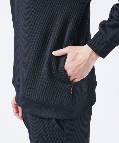 ABAHOUSE GRAY(アバハウスグレイ)の「【セットアップ対応】ハニカムメッシュ プルオーバー / スウェット(スウェット・メンズ・モカ/グレイッシュベージュ/ブラック/グレイッシュブルー・46/48)」の19枚目の写真