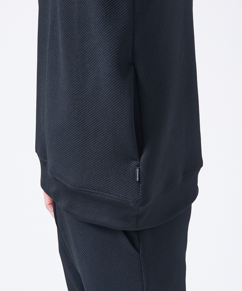 ABAHOUSE GRAY(アバハウスグレイ)の「【セットアップ対応】ハニカムメッシュ プルオーバー / スウェット(スウェット・メンズ・モカ/グレイッシュベージュ/ブラック/グレイッシュブルー・46/48)」の21枚目の写真