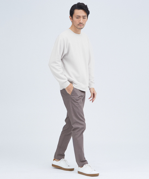 ABAHOUSE GRAY(アバハウスグレイ)の「【セットアップ対応】ハニカムメッシュ プルオーバー / スウェット(スウェット・メンズ・モカ/グレイッシュベージュ/ブラック/グレイッシュブルー・46/48)」の9枚目の写真