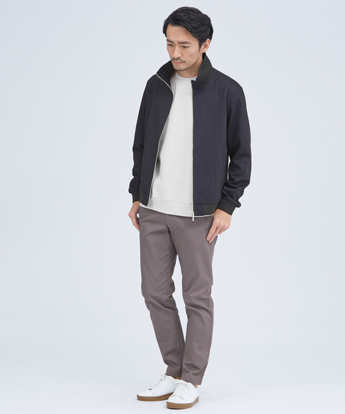 ABAHOUSE GRAY(アバハウスグレイ)の「【セットアップ対応】ハニカムメッシュ プルオーバー / スウェット(スウェット・メンズ・モカ/グレイッシュベージュ/ブラック/グレイッシュブルー・46/48)」の11枚目の写真