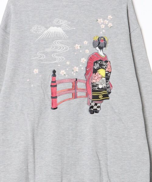 和柄ジップパーカー(富士×舞妓・龍虎・白熊×稲妻・桜×金魚・鯉
