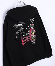 百花繚乱 和柄リバーシブルスカジャン（兎）（スカジャン）｜百花繚乱