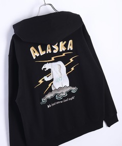 A'GEM/9 × .kom『GALFY/ガルフィー』RIBBON DICE HOODIE /リボンダイス