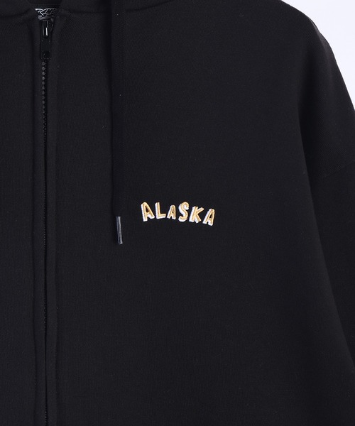WESTSEA（ウエストシー）の「和柄ジップパーカー(富士×舞妓・龍虎・白熊×稲妻・桜×金魚・鯉)（パーカー・メンズ・ブラック系その他/グレー系その他/ブラック系その他2/ブラック系その他3/グレー系その他2/グレー系その他3/グレー系その他4/グレー系その他5/ブラック系その他4/ブラック系その他5・M/L/XL）」の17枚目の写真