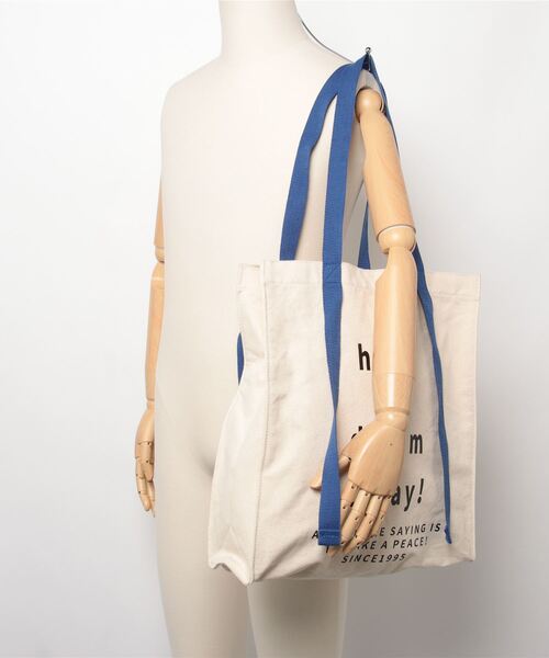 SPRUCE(スプルース)の「EM:SPRUCE アルジェトート(トートバッグ・レディース・ブラック/グリーン/ブルー/パープル/イエロー/レッド・FREE)」の10枚目の写真