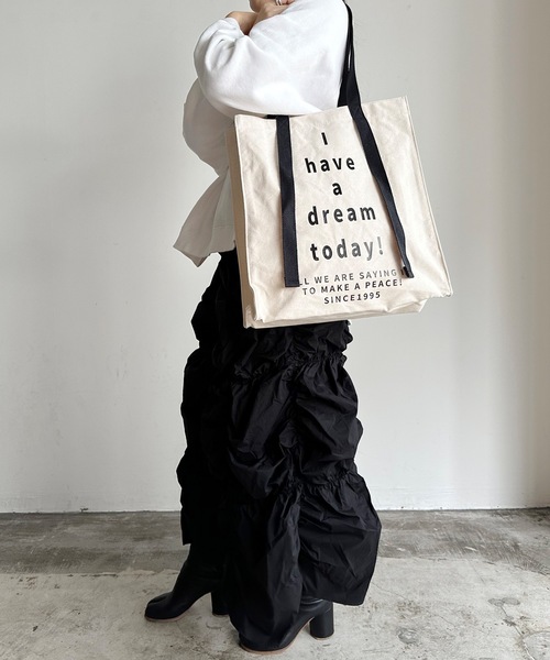 SPRUCE(スプルース)の「EM:SPRUCE アルジェトート(トートバッグ・レディース・ブラック/グリーン/ブルー/パープル/イエロー/レッド・FREE)」の19枚目の写真