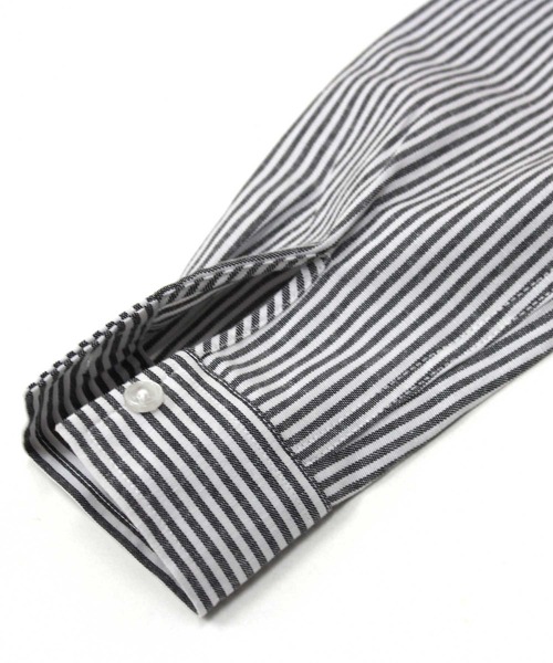 SHISKY（シスキー）の「無地レギュラーカラーオーバーシャツ（シャツ/ブラウス・メンズ・カーキ/オフホワイト/グレー系/ネイビー系/チャコール/ベージュ/サックスブルー系・M/L）」の11枚目の写真