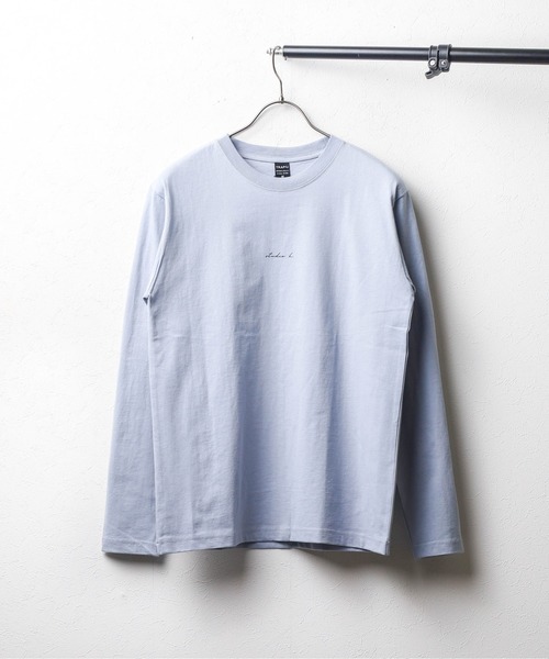 B.I.D.(ビーアイディー)の「《ミドルウェイト クルーネックロングスリーブカットソー(Tシャツ/カットソー・メンズ・ホワイト/ブラック/ブルー・MEDIUM/LARGE)」の3枚目の写真