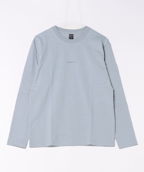 B.I.D.(ビーアイディー)の「《ミドルウェイト クルーネックロングスリーブカットソー(Tシャツ/カットソー・メンズ・ホワイト/ブラック/ブルー・MEDIUM/LARGE)」の8枚目の写真