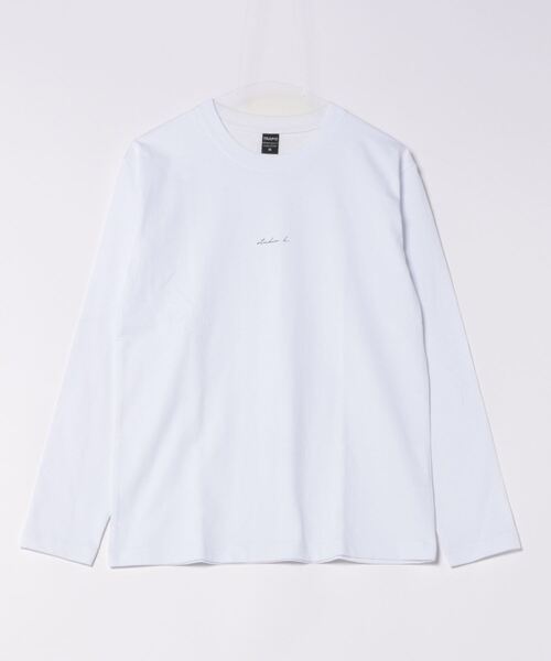 B.I.D.(ビーアイディー)の「《ミドルウェイト クルーネックロングスリーブカットソー(Tシャツ/カットソー・メンズ・ホワイト/ブラック/ブルー・MEDIUM/LARGE)」の9枚目の写真