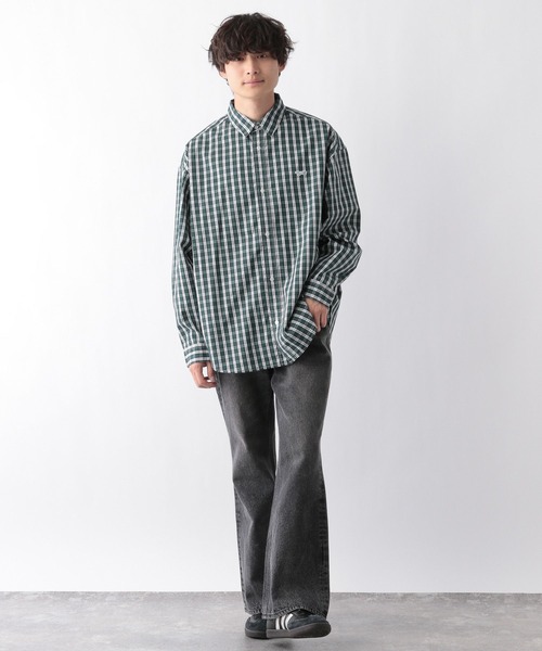 RAGEBLUE(レイジブルー)の「12オンス/ルーズフィットデニムフレアパンツ(デニムパンツ・メンズ・ダークグレー/ブルー/グレー系その他・SMALL/MEDIUM/LARGE)」の8枚目の写真