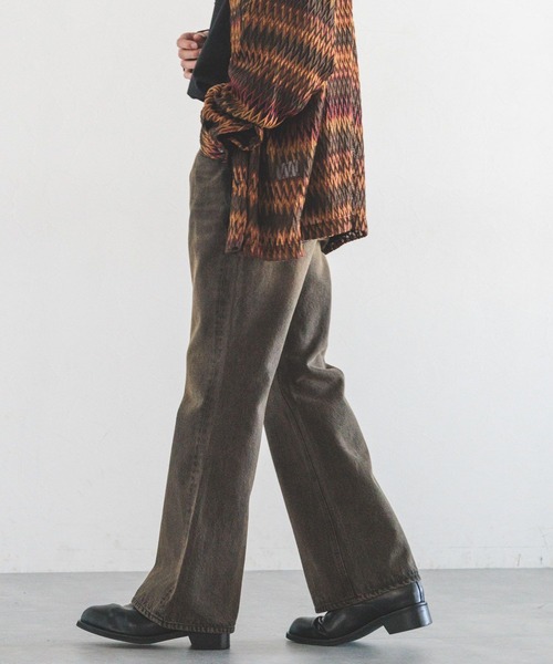 RAGEBLUE(レイジブルー)の「12オンス/ルーズフィットデニムフレアパンツ(デニムパンツ・メンズ・ダークグレー/ブルー/グレー系その他・SMALL/MEDIUM/LARGE)」の19枚目の写真