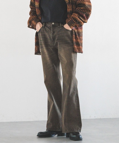 RAGEBLUE(レイジブルー)の「12オンス/ルーズフィットデニムフレアパンツ(デニムパンツ・メンズ・ダークグレー/ブルー/グレー系その他・SMALL/MEDIUM/LARGE)」の20枚目の写真