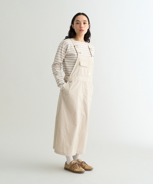 NANGA（ナンガ）の「HINOC RIPSTOP FIELD OVERALLS SKIRT W ヒノック