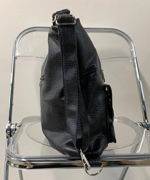 non-hedge（ノンヘッジ）の「マルチポケット付3WAYバッグ（バックパック/リュック・レディース・ブラック/ホワイト/シルバー・FREE）」の17枚目の写真