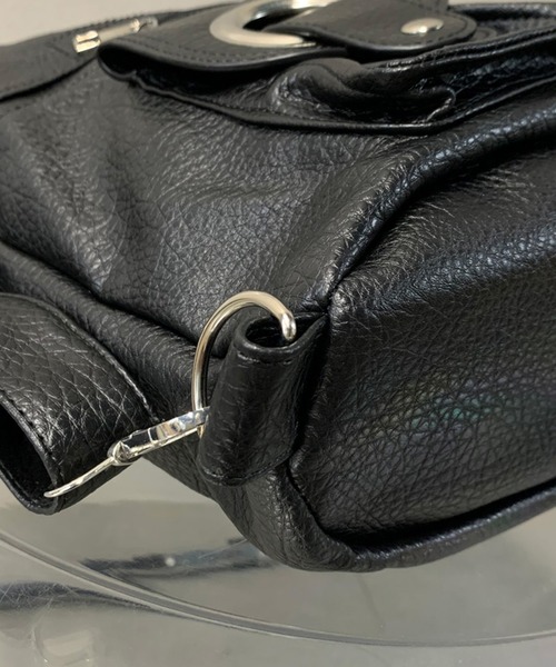 non-hedge（ノンヘッジ）の「マルチポケット付3WAYバッグ（バックパック/リュック・レディース・ブラック/ホワイト/シルバー・FREE）」の5枚目の写真