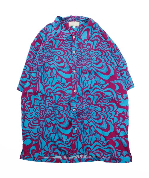 Universal Style Wear(ユニバーサルスタイルウェア)の「Universal Style Wear サイケ シャツ(シャツ/ブラウス・メンズ・ピンク系その他/パープル系その他/ブラック×ホワイト/グリーン系その他・X-LARGE/LARGE/MEDIUM)」の8枚目の写真