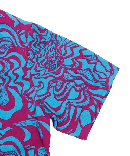 Universal Style Wear(ユニバーサルスタイルウェア)の「Universal Style Wear サイケ シャツ(シャツ/ブラウス・メンズ・ピンク系その他/パープル系その他/ブラック×ホワイト/グリーン系その他・X-LARGE/LARGE/MEDIUM)」の13枚目の写真