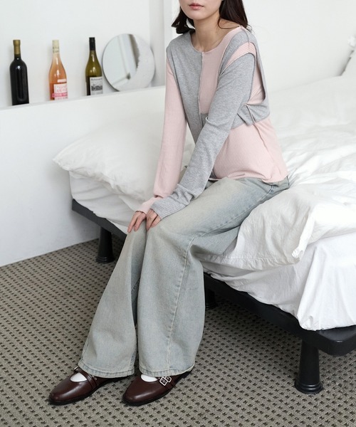 UNE MANSION(ユヌマンション)の「シルバーメタルパンチングダブルストラップメリージェーンローファー(ローファー・レディース・ブラウン/ブラック・25cm/24cm/23cm/23.5cm)」の9枚目の写真