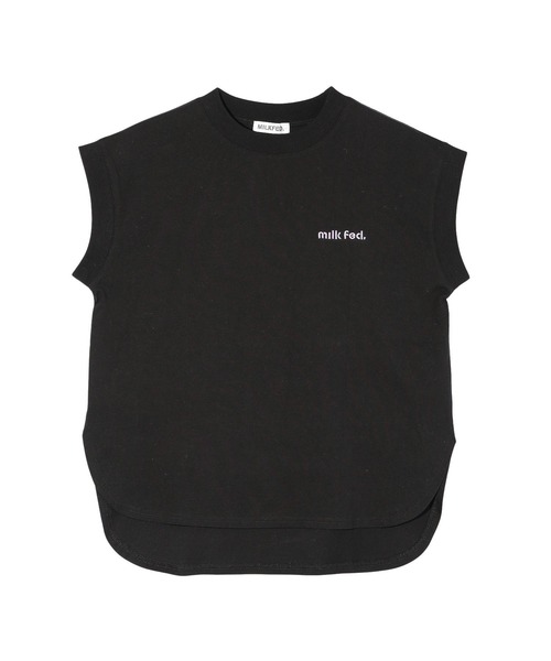 MILKFED.(ミルクフェド)の「ROUND LOGO TANK TOP(タンクトップ・レディース・ライトブルー/ブラック/ホワイト・ONE SIZE)」の6枚目の写真