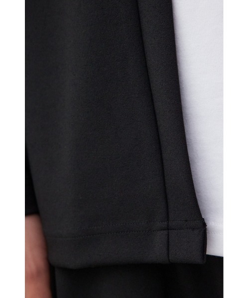 AZUL by moussy（アズールバイマウジー）の「ジョーゼットリラックストッパー（ノーカラージャケット・メンズ・ブラック/グレー・FREE）」の6枚目の写真