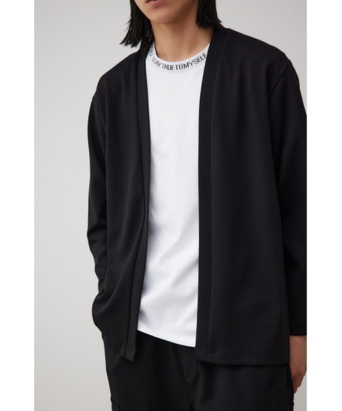 AZUL by moussy（アズールバイマウジー）の「ジョーゼットリラックストッパー（ノーカラージャケット・メンズ・ブラック/グレー・FREE）」の17枚目の写真